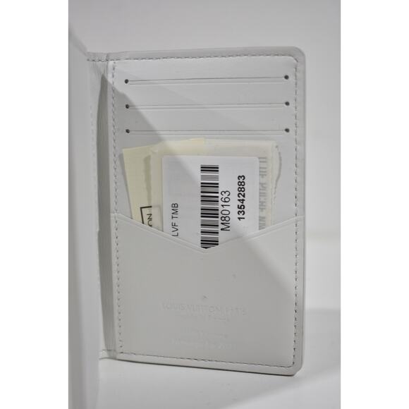Louis Vuitton White Dragon Virgil Taurillon Leather Pocket Organizer Wallet - Picture 8 of 9